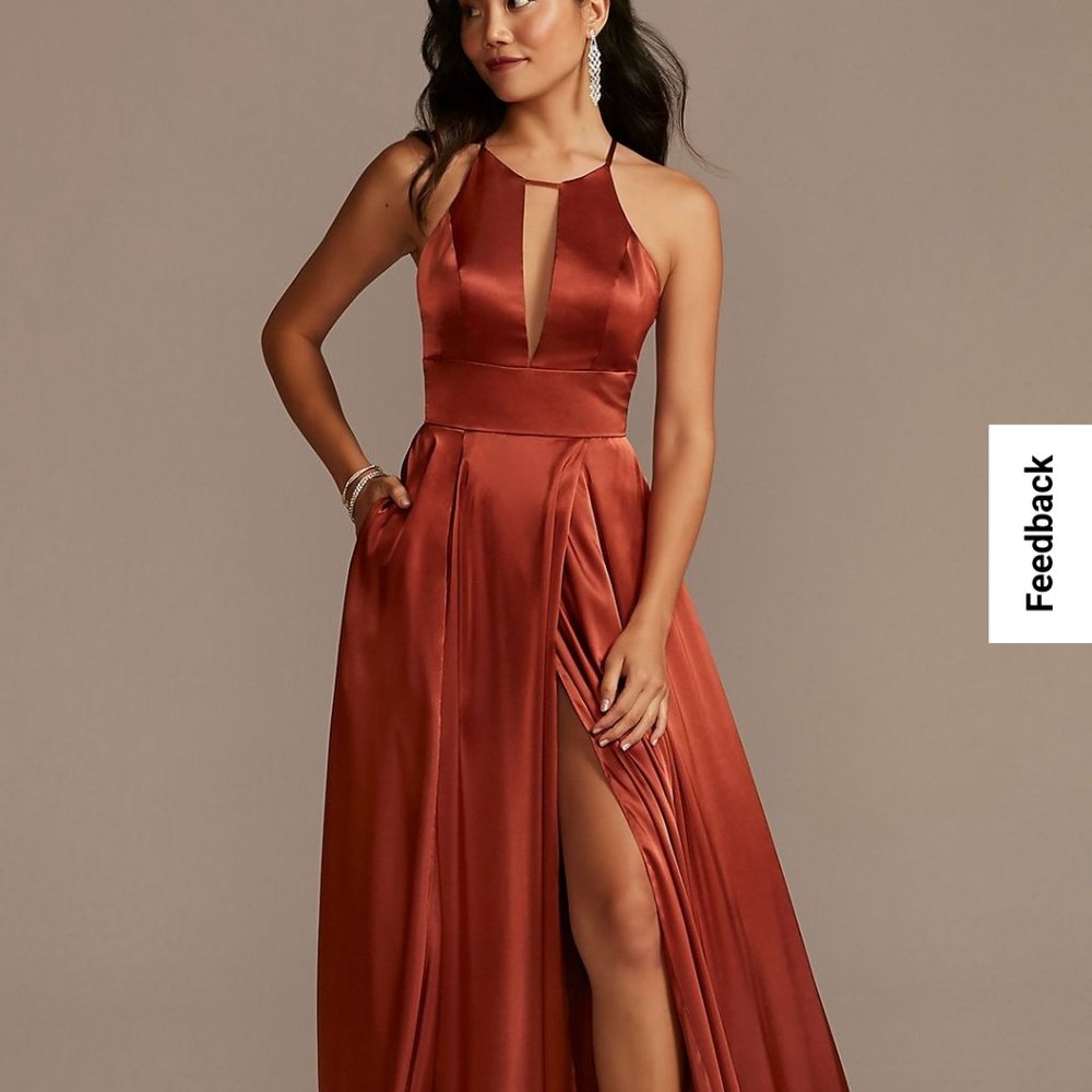 Cinnamon bridesmaids dress size 6